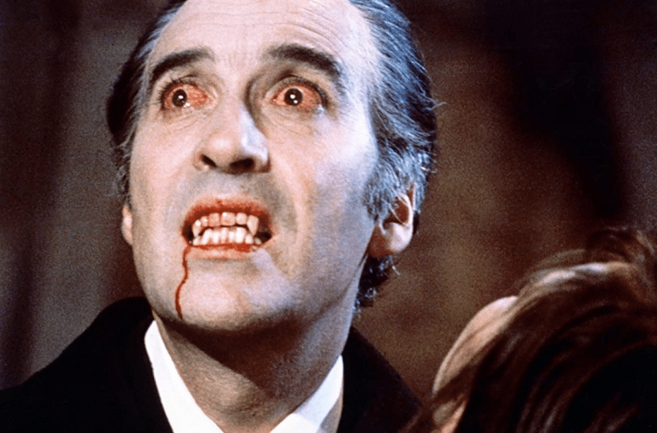 Dracula con Christopher Lee